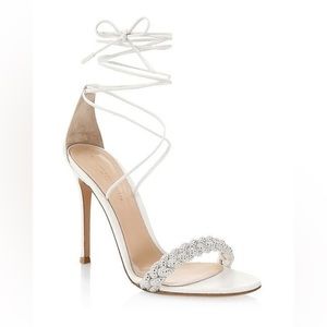 Gianvito Rossi Crystal Leomi Heel. Worn once for like 30 mins for a shoot.